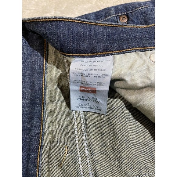 Wrangler Authentics Men's Size 48X34 Blue Denim - Picture 11 of 12